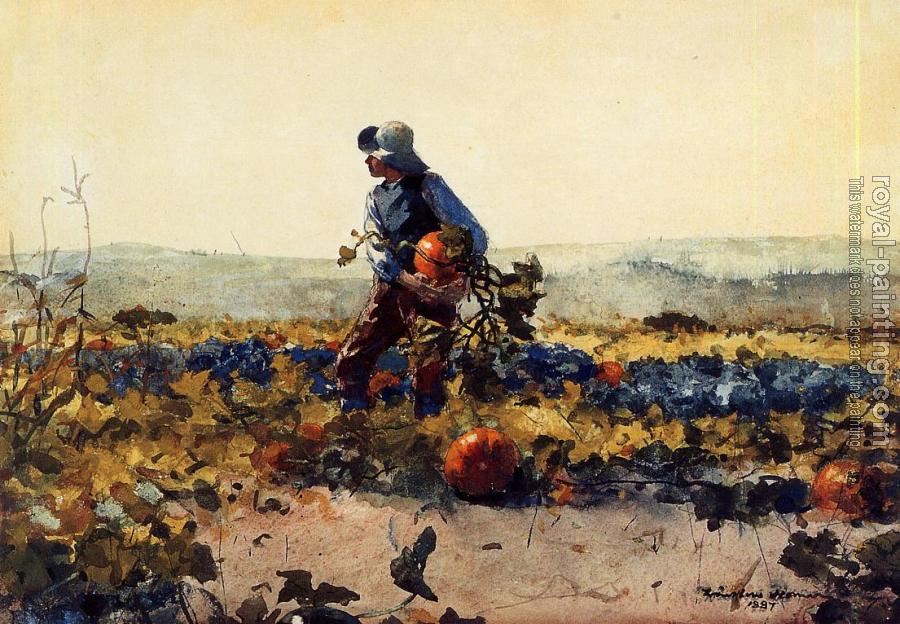 Winslow Homer : For the Farmer's Boy old English Song